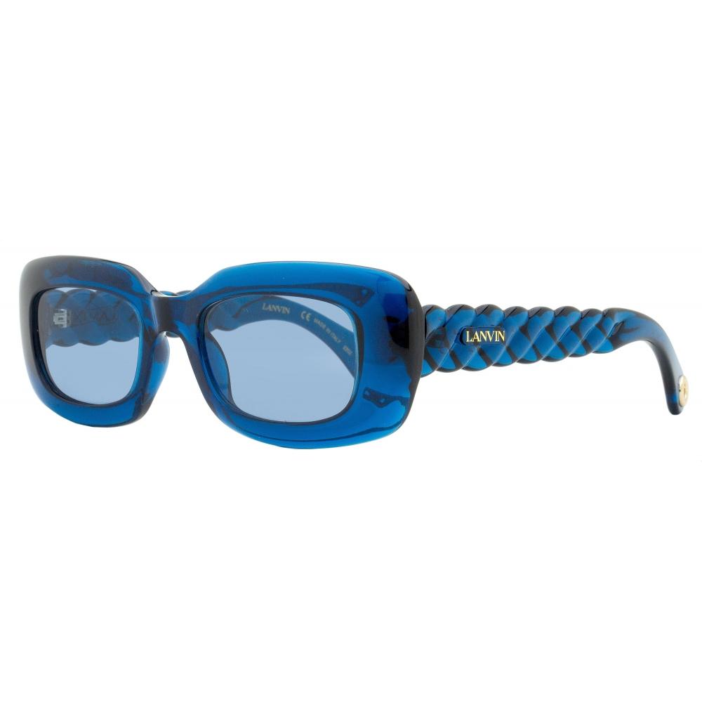 

Lanvin Women s Twisted Sunglasses LNV629S 424 Blue 50mm 424