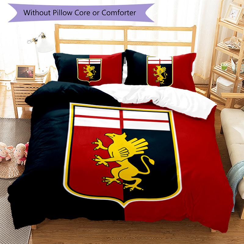 Genoa Pattern Bedding,Quilt Set Quilt Cover Pillowcase Home Birthday Gift (1*duvet Cover+2*pillowcase,without Core)