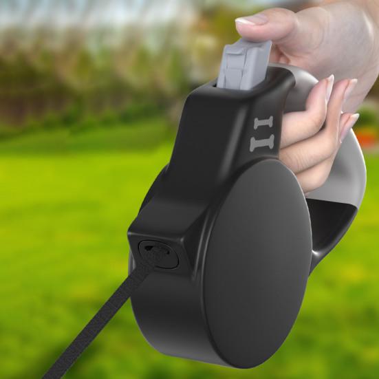 Retractable Dog Leash with Ergonomic Handle One-Hand Brake Lock Heavy Duty Adjustable Escape-proof Small Medium Large Dogs Traction Rope