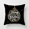 Merry Christmas Printed Pillowcase Christmas Style Cushion Cover Home Sofa Decor Throw Pillowcase
