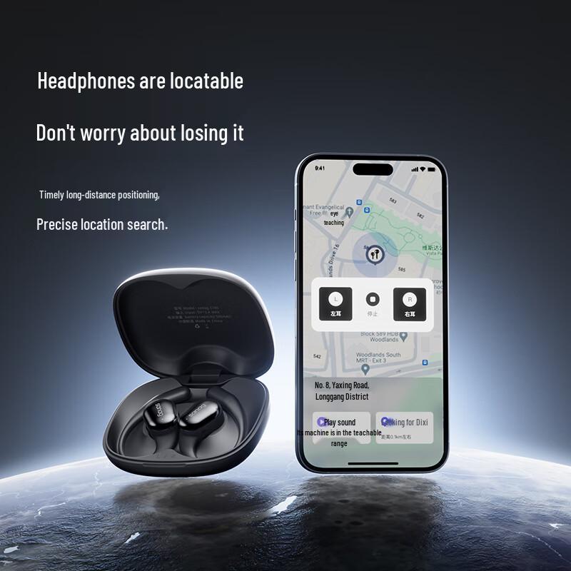 SANAG C16S Ear Clip Bluetooth Headphones