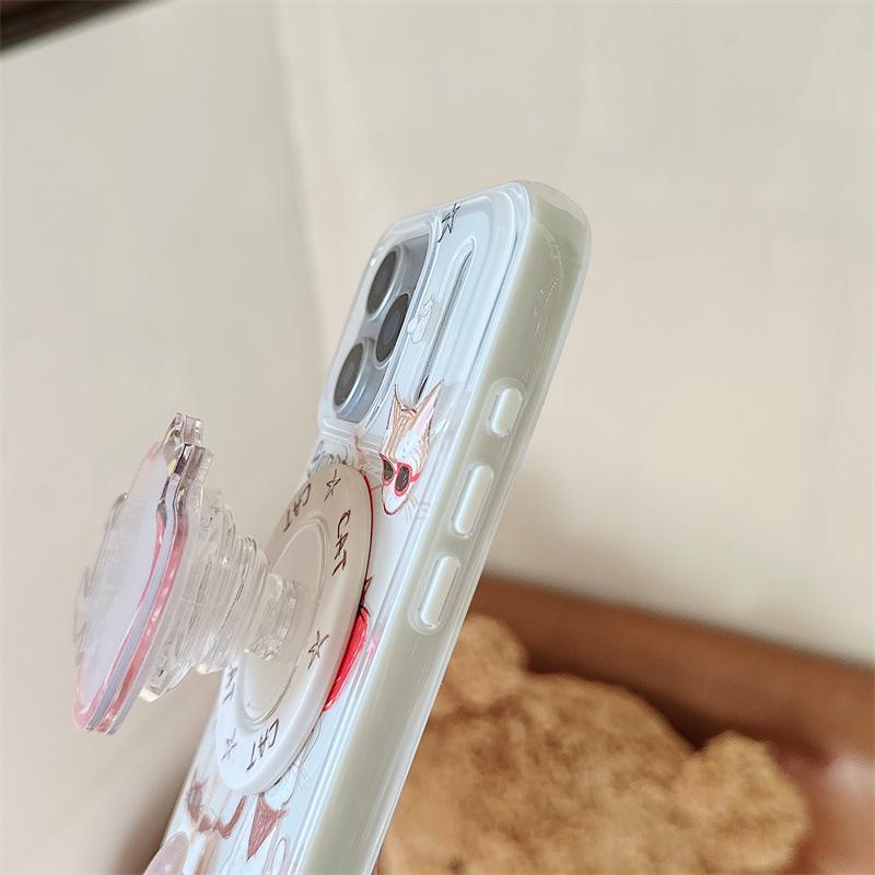 Graffiti Cat Sofa Magnetic Case for iPhone 17/16 Pro Max/15/14