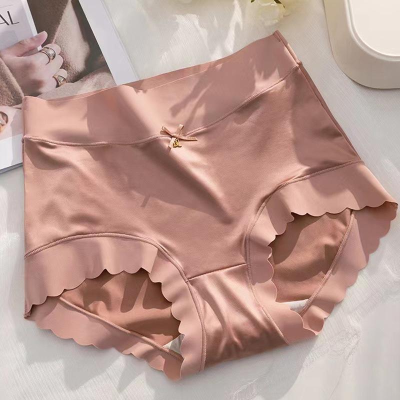 1Pc Nylon Briefs Panties Shiny Underwear Silky Vintage Satin Womens Knickers