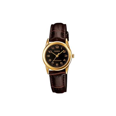 Damen Standard Serie 31mm Schwarze Uhr LTP-V001GL-1B LTP-V001GL-1B