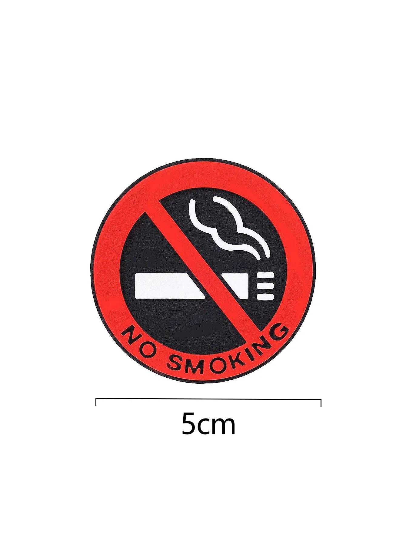 Universal Car Interior No Smoking Stickers Warning Logo Taxi Car Prevent Smoking Sign Sticker Home Wall No Smoking Sign Decal