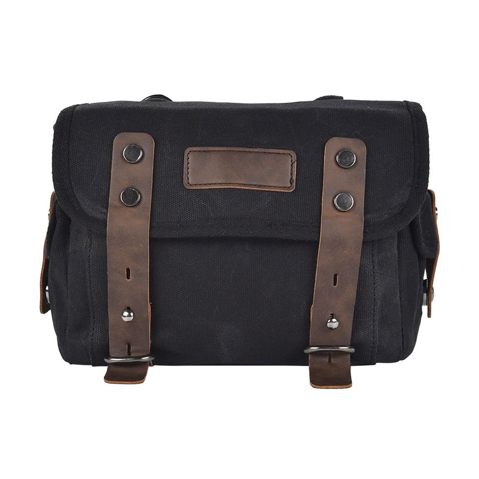 

Canvas Motorcycle Bag Luggage Bag Riding Equipment Fit for Bottle Storage During Bike Rides Courierss Delivery Personnel