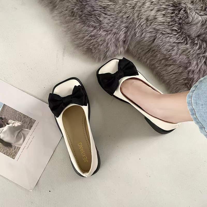 French Mary Jane small leather shoes spring and autumn British style Japanese jk with skirt soft-soled loafers