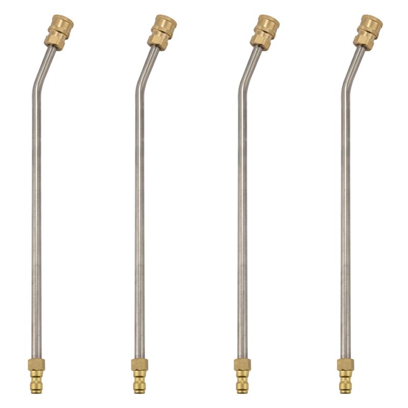 Ac29-4X Washer Extension Gutter Cleaner Attachment,High Pressure Washer Gutter Rod For Lance/Wand 1/4 Inch Quick Connect