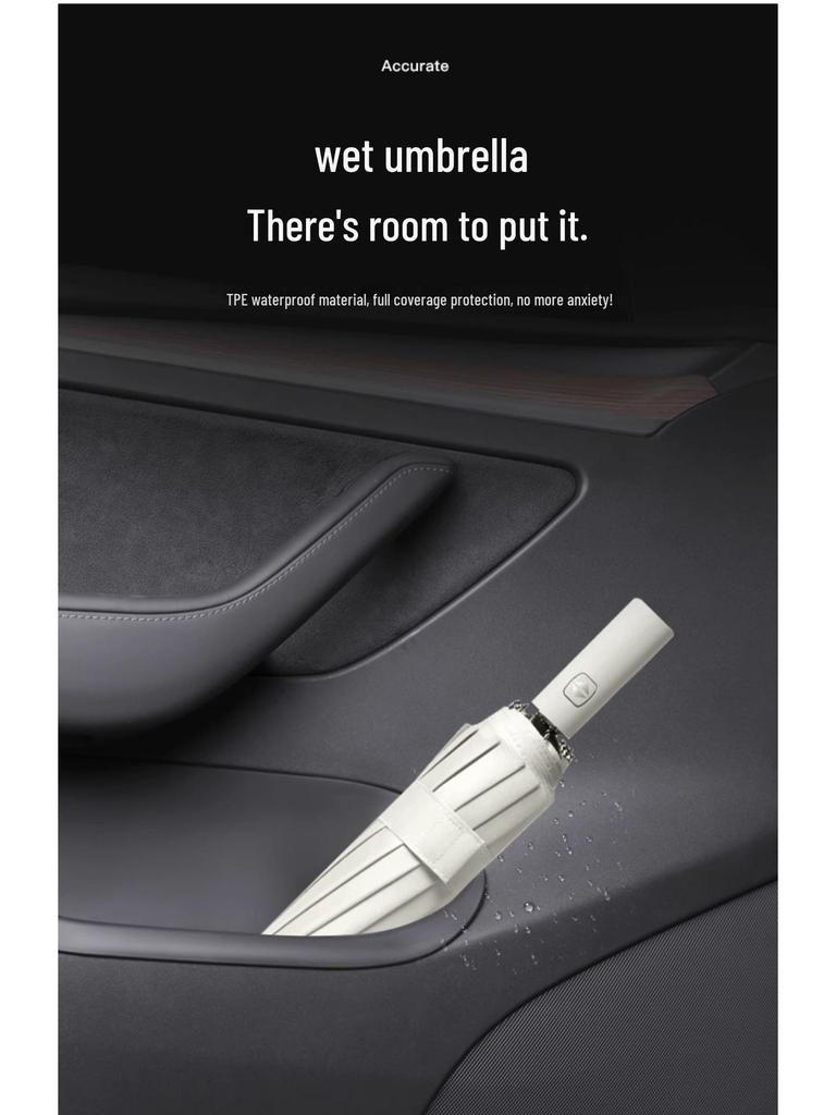 Tesla Model 3/Y Door Slot Storage Box with Velvet Protection - New Version by Maodouya.