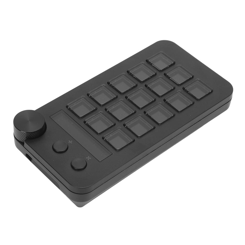 Strm Controller with Knob 15 NaMacro Keys Customizable Visual Keyboard Trigger Actions in Apps Software for PC