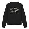 Toy Story Unisex Adult Property Of Andy Sweatshirt