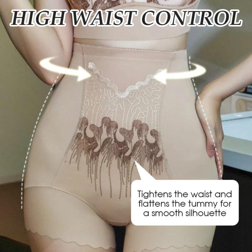 3D Embroidered Tummy Control Shaper Shorts Seamless Butt Lifter Shapewear New Seamless Panties