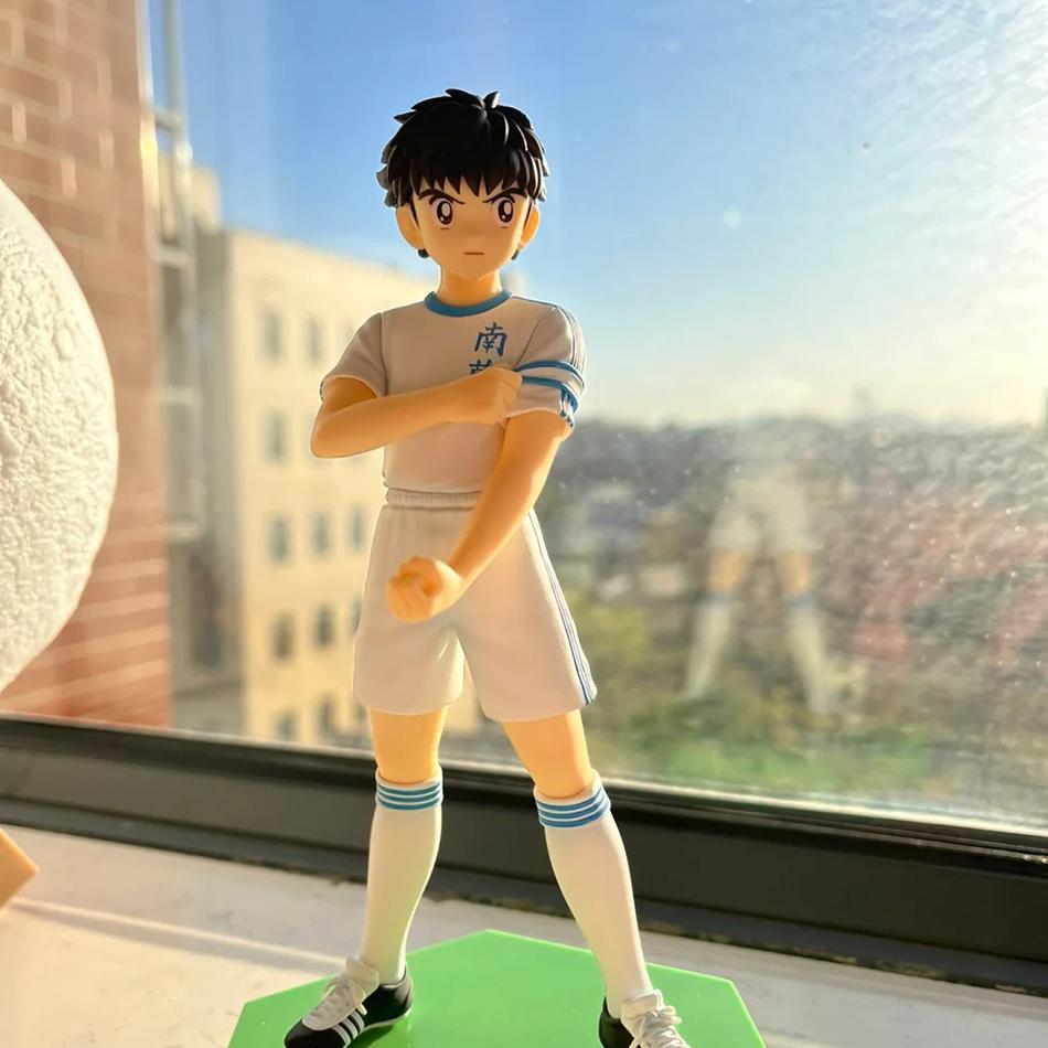 18cm Captain Tsubasa Anime Model Ozora Tsubasa Action Figures Hyuuga Kojirou/Wakabayashi Genzou Figurine Collection Figure Gifts Premium Quality