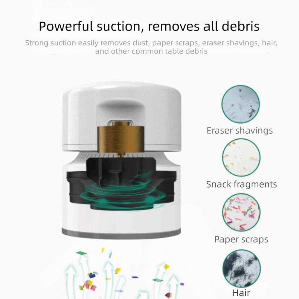 Small Size Desktop Vacuum Cleaner USB Charging Portable Vacuum Cleaner  Office Use