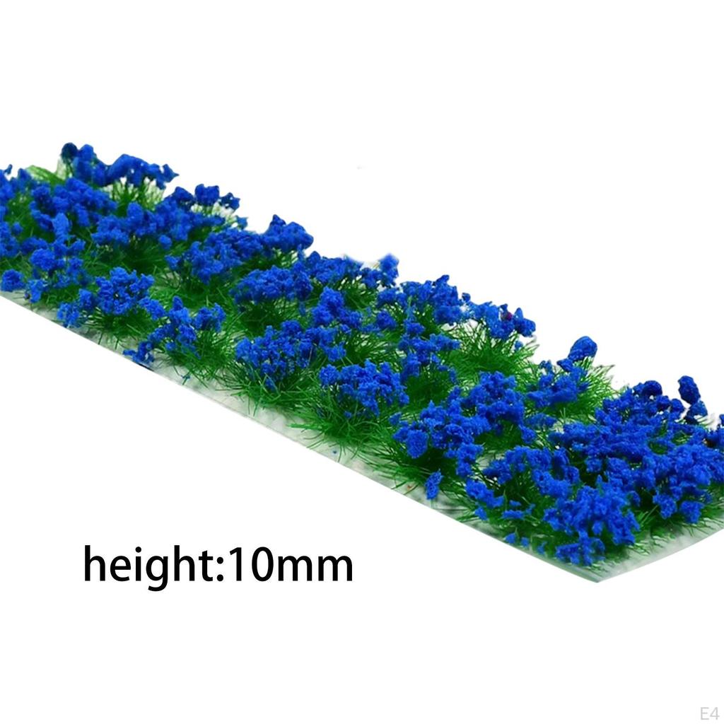 Bushy Tufts Static Scenery Model Artificial Grass Gaming Dioramas Flower Cluster for