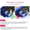 Aluminum Chamferer Ceramic Tile 45 Degree Angle Cutter Angle Grinder 100 Type Cutting Chamfering Bracket Replacement