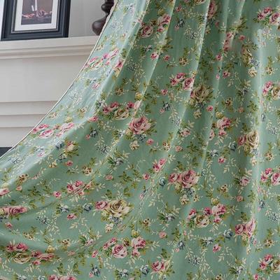Rural Style Printed Blackout Curtain