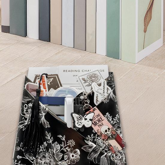 1 Sada Dárkových Balicích Potřeb Gotický Naslepo s Knihou Dárková Krabička Halloweenská Strašidelná Knižní Sada Temná Romance Knižní Klubová Sada