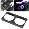 Metal PC Fan Risers Bracket 12cm Fan Support Optimized Airflows For Computer Case Cooling Systems
