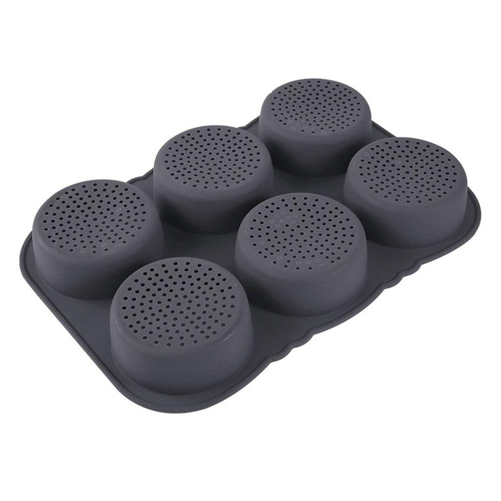 Non-stick Hamburgerbrödsform Silikon Burgerbrödsbakare Värmetålig Brödform Hushåll