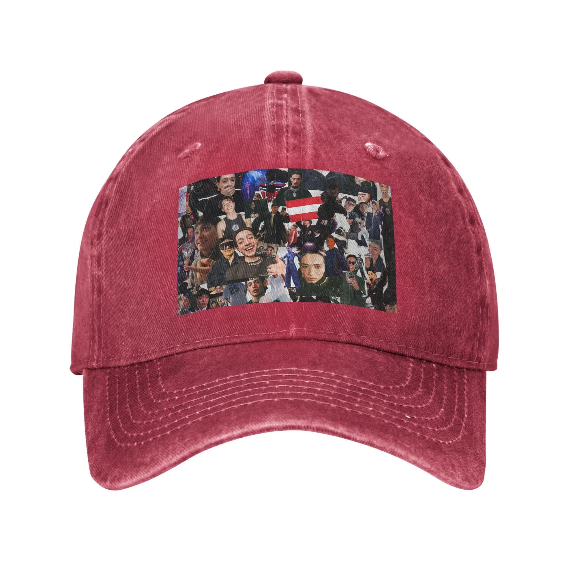 Kyle Alessandro Denim Cap Casual Baseball Caps Adjustable Hat Summer Unisex Baseball Hats One Size
