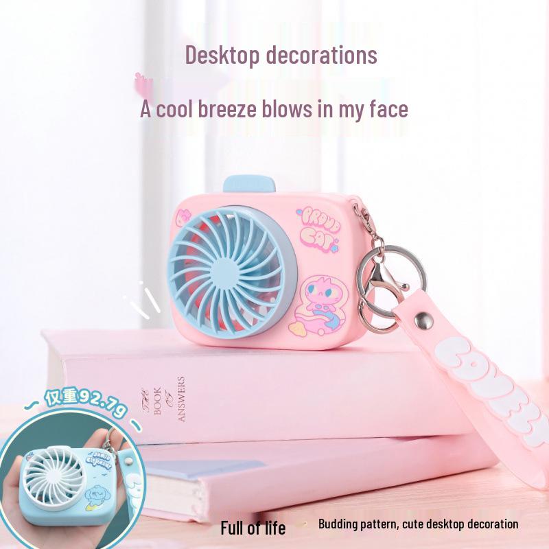Dopamine Cute Mini USB Rechargeable Handheld Fan for Kids & Students