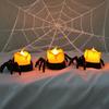 Halloween LED Pumpkin Lantern with Spider Light