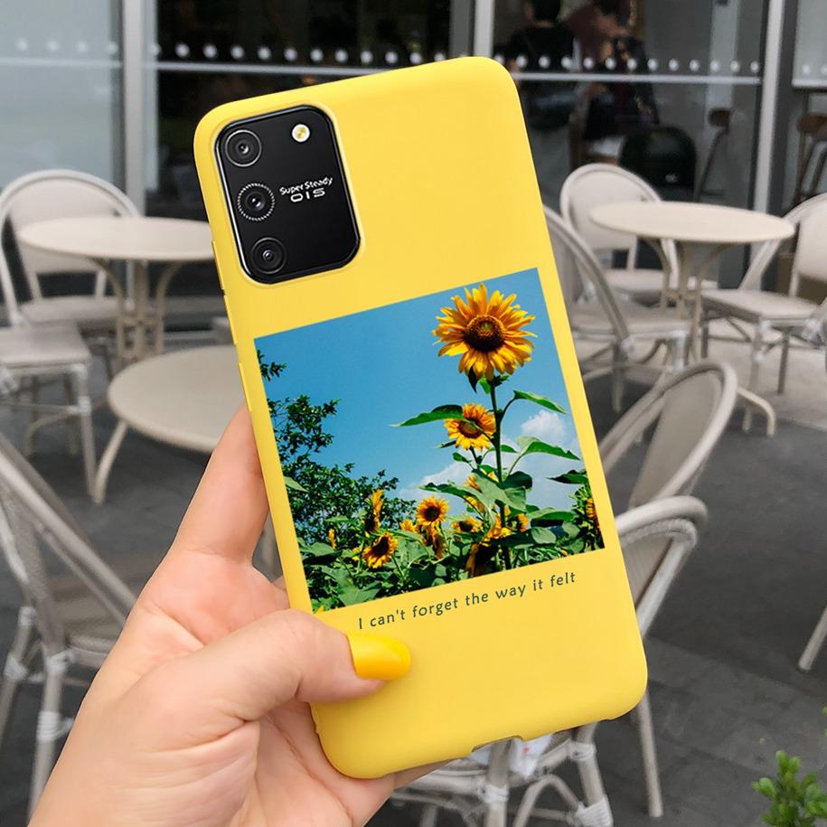 For Samsung Galaxy S10 Lite 2020 Case Colorful Flower Silicon Soft Back Cover For Samsung S10 Lite 2020 S5 S10lite SM-G770F Etui