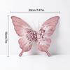 Sparkling Glitter Butterfly Christmas Flower Sequins Christmas Butterfly Pendant  Christmas