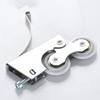 Concave Pulley White Sliding Door Pulley Improved Wardrobe Performance Noise-free Operation Convenient Package