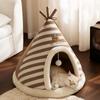 Cat Cave Soft Comfortable Teepee Tunnel Cat Nest For Indoor For Indoor Outdoor Winter Sleeping Outside Home Travel Bedroom