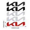 AABJA1 13cm 15cm 17.1cm 21.1cm ABS Letter Logo Label Sticker Accessories For KIA Rio Ceed Sportage Cerato Soul Sorento Picanto Optima