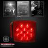 Shock Absorbing Square LED Truck Trailer Tail Light Lamp Waterproof Design Shockproof Structure Long Lasting Brightness