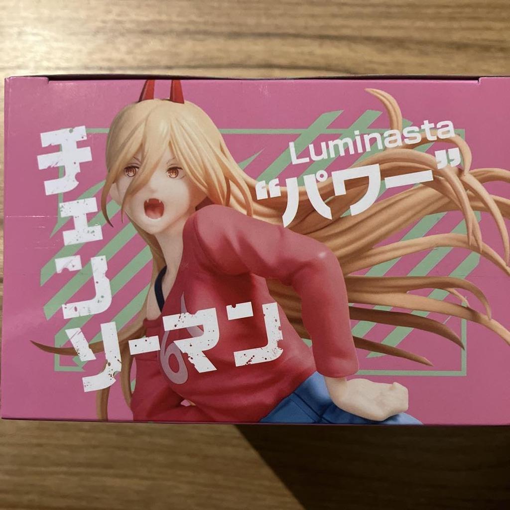 SEGA Chainsaw Man Luminasta Power Figure - Anime Collectible Toy