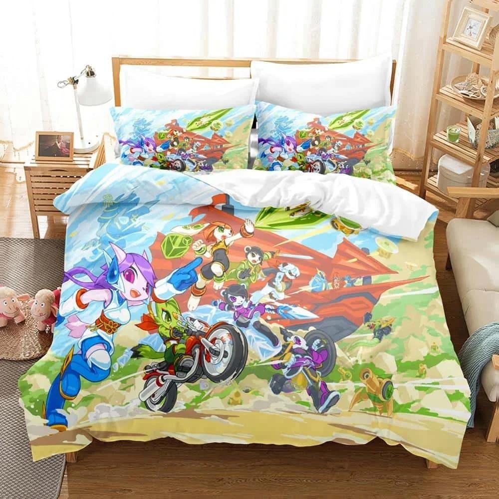 3d Printing Cartoon Game Freedom Planet Bedding Set Single Twin Full Queen King Size Bed Set Adult Kid Bedroom Duvet Cover Sets