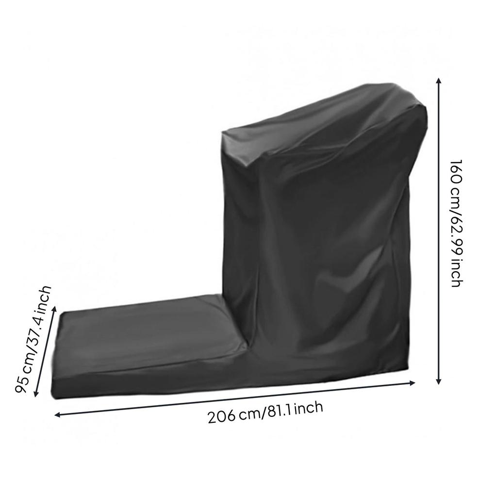 Schwarze Oxford Laufbandabdeckung Bodenlang Vollschutz für