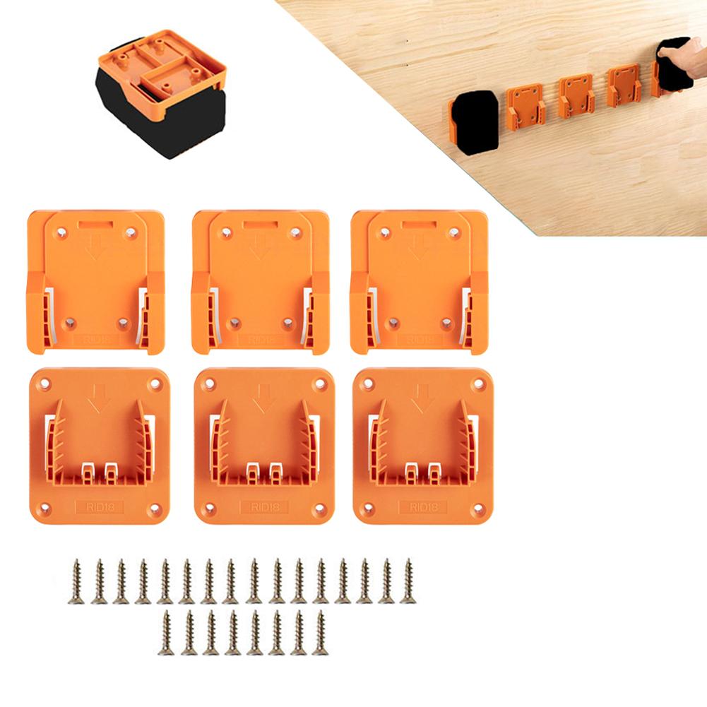 Battery Rack Tool Rack For AEG 18V Battery For RIDGID 18V Tool Battery Drill Hanger Easy Installation