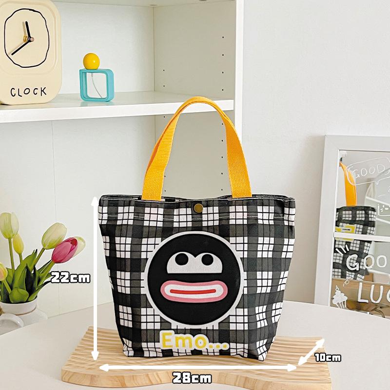 Adorable Kitty Canvas Tote Bag - Perfect for Students and Women