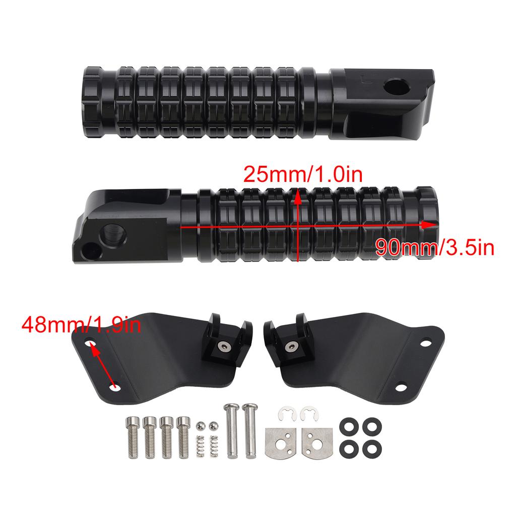 Rear Footrests Foot Peg Fit for Honda CT125 Hunter Cub Trail 125 2021-2024 JA55/JA65