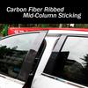 6Pcs Car Window Door Column B C D BC Pillar Post Cover Trim for Honda Jazz Fit GD GE GK GS GR 2001- Mirror Effect PC Sticker
