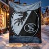 SC Freiburg Muster Decke für Heimdekoration, Bett, Sofa, Autoreise, Camping, Geeignet für alle Jahreszeiten, Geburtstags-Weihnachtsgeschenk
