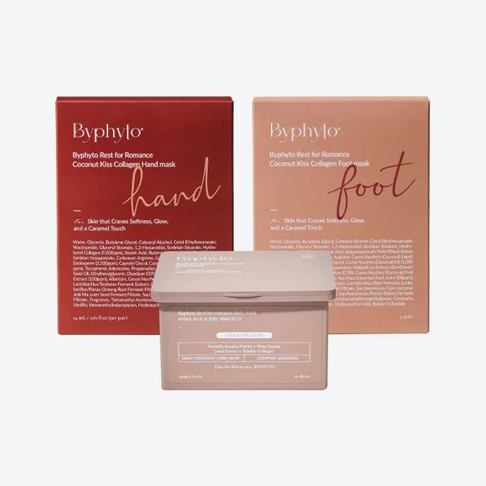 [Byphyto] Byphyto Self-Care Set (Mask Pack 1 + Hand Pack 1 + Foot Pack 1) Mask Pack 1 + Hand Pack 1 + Foot Pack 1