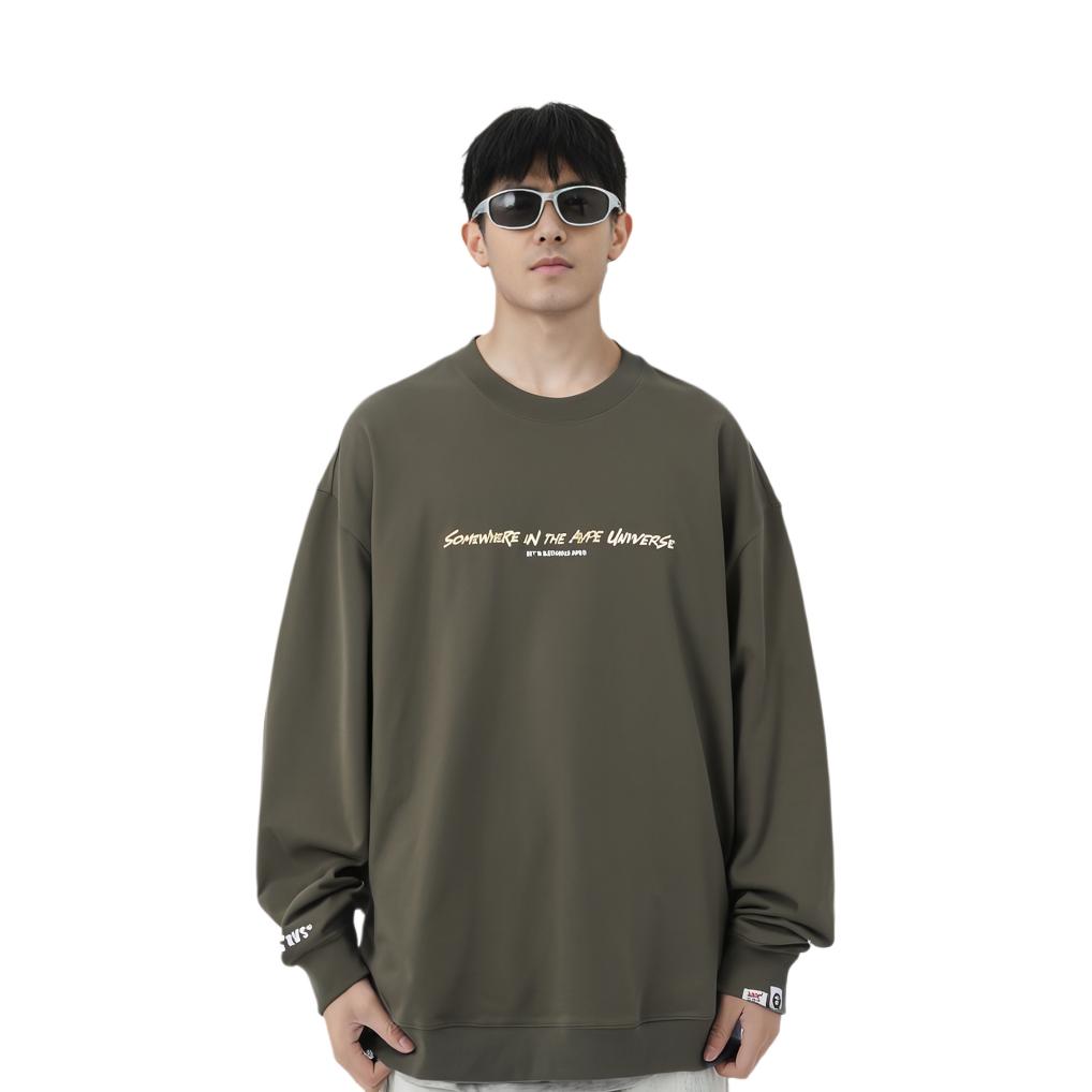 Aape Sweatshirts Men's Crew Neck Thickened AAPSWM3961XXJ