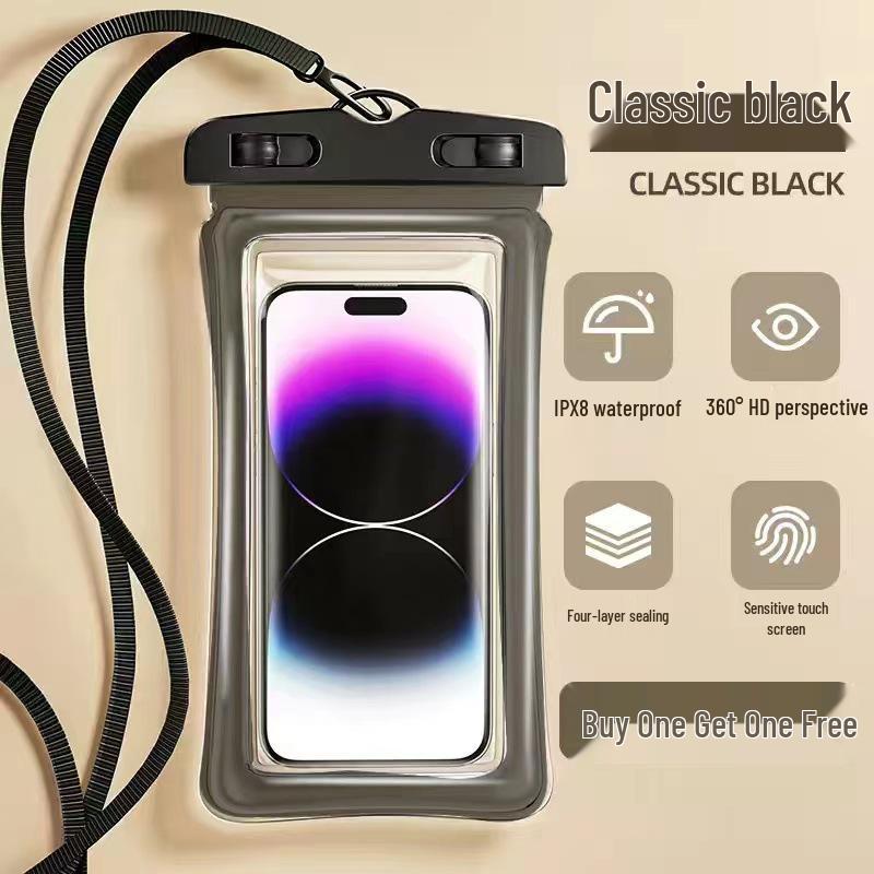 Waterproof Touchscreen Phone Bag for Swimming, Diving, and Drifting