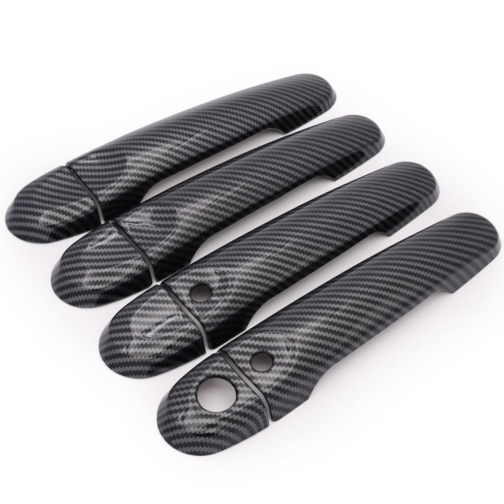 Door Knob Covers for Toyota March K13 and Latio Intelligent Key Aftermarket Black Carbon Door Knob Covers Fabulous-do N17, Compatible, Customizable,