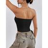 New Summer Casual Temperament Slim Fit Sexy Vest T-Shirt Sleeveless Suspender Versatile Top Strapless Women
