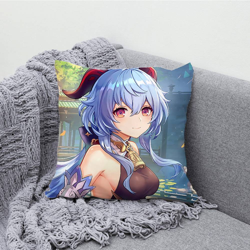 Ganyu Pillow Case For Sofa Decor Car Office Room Printing Cushion Cover Decorations and Protector