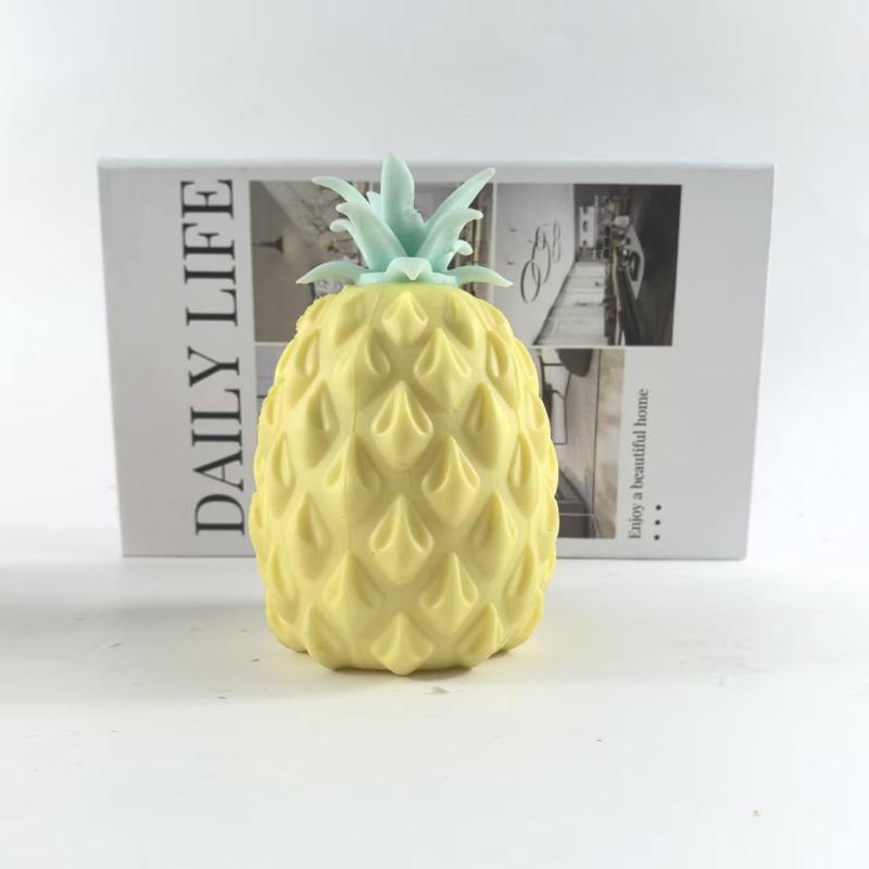 Pineapple Stress Relief Ball Soft Squeeze Toys Water Feeling Squishy Sensory Toys Water Beads Squeeze Fidget Toy Anti Anxiety
