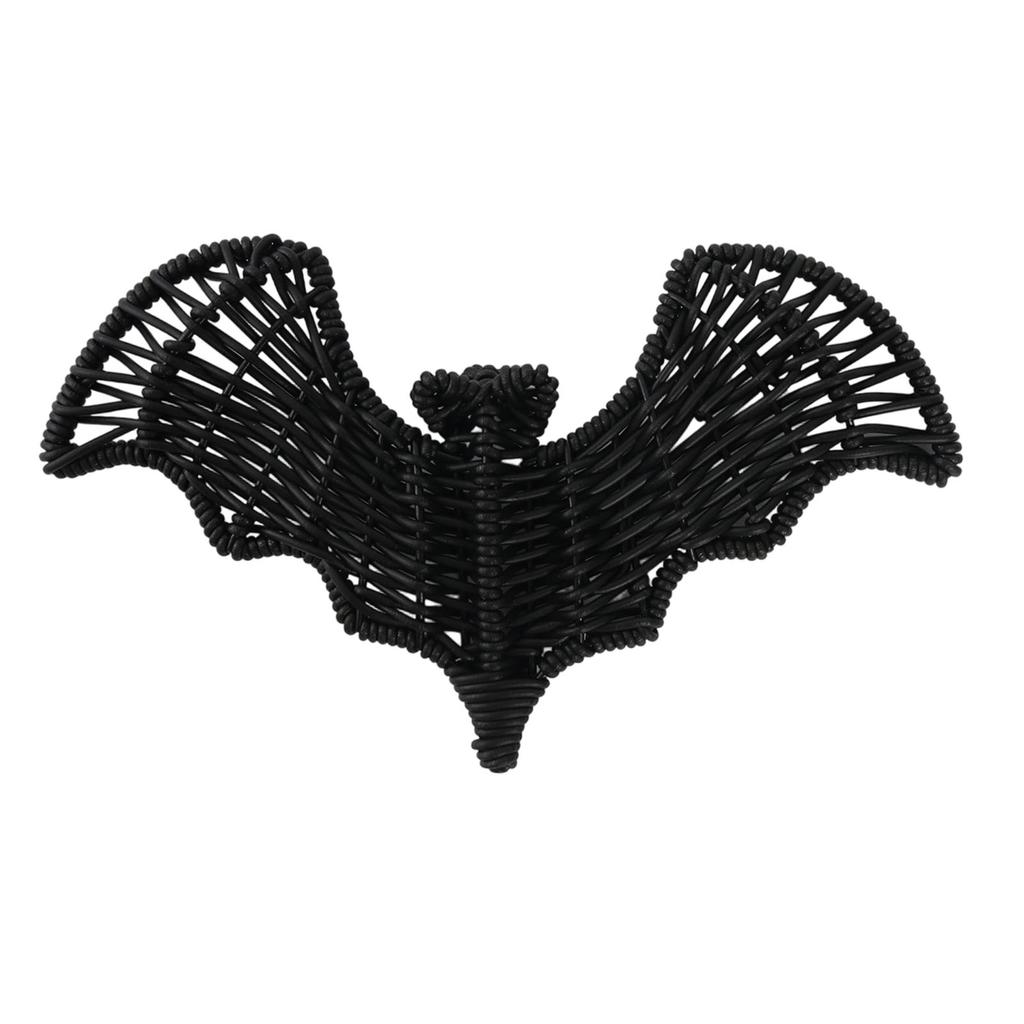User Friendly Halloween Bat Ornament Handcrafted Rattan Design Weather proof Indoor Outdoors Party Supplies