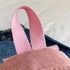 Damen Corduroy Rucksack Schüler Schultasche Reise Rucksack Mini Rucksack